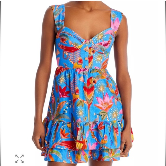 FARM Rio Dresses & Skirts - NWT Farm Rio Mini Macaw Party Dress. SZ L 
PLEASE READ Description!!!